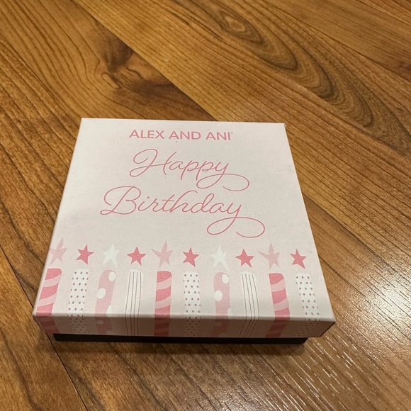 Alex and Ani Birthday Bracelets Gift Box Set in Shiny Gold - Picture 4 of 15